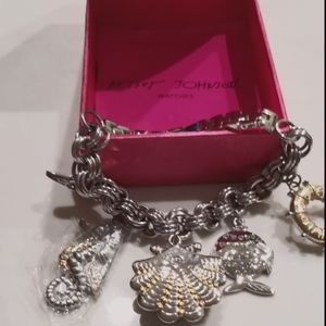 Betsey Johnson Charm bracelet Watch